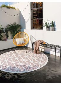 benuta Pop Tapis d'intérieur et d'extérieur Orion Rose diamètre 200 cm rond