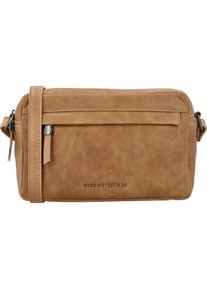 Micmacbags, Handtasche, Hide & Stitches Porto Umhängetasche - Taupe - 100% Leder, Braun