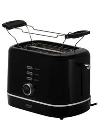ADLER Toster z rusztem AD 3224b czarny, Toaster, Schwarz