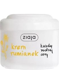 Ziaja, Gesichtscreme, Chamomile cream for all skin types 100ml (100 ml, Gesichtswasser)