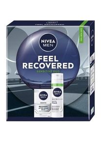 Nivea, Rasierschaum + Rasiergel, Men Feel Recovered Sensitive Duo Shaving Foam 200ml After Shave Balm 100ml