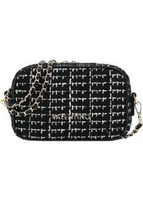 Valentino, Damen, Handtasche, Tweed Umhängetasche 20 cm, Schwarz