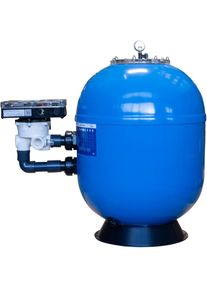 Speck Oku Atlantica GFK Filterbehälter inkl. OmniTronic-Rückspülautomatik, Ø 400mm, blau