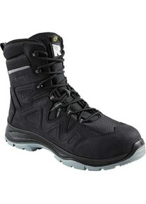 ruNNex, Sicherheitsschuhe, S3S-Winter-ESD-Sicherheitsschnürstiefel SpecialStar, Schwarz/Grau (47)