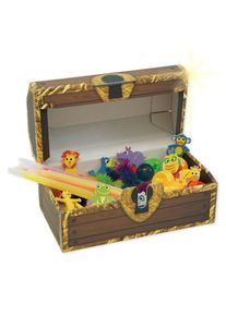TimeTEX - Cufăr de comori cu jucării-cadou, 120 de piese