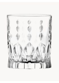 RCR Crystal Whisky Glasses Marilyn, Set of 6 Transparent Crystal, Glass Ø 8 x H 9 cm, 340 ml