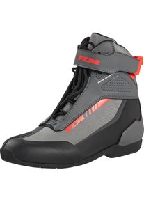 FLM Traction Motorradschn&uuml;rstiefel kurz grau 42 - Motorradbekleidung - Motorradstiefel & Motorradschuhe - Stiefel