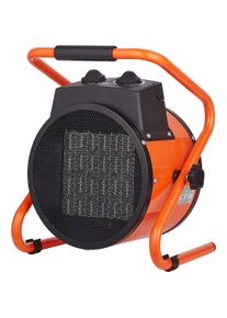 qlima EFH6020, Heizlüfter, Schwarz, Orange