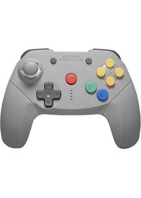Retro Fighters Brawler64 Bluetooth NSO Edition - Grey - Wireless Controller - Nintendo Switch (Switch), Gaming Controller, Grau