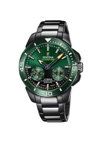 Festina, Armbanduhr, Chrono Bike Hybrid Smartwatch, Schwarz, (Digitaluhr, 47 mm)