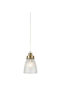 Markslöjd Markslöjd, Pendelleuchte, BELLIS Pendant 1L Clear/Antique Brass