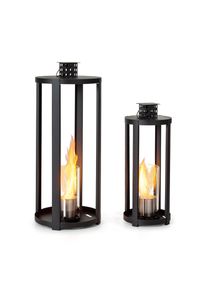 Blumfeldt Fiamme Cilindro, etanolové lampáše, súprava 2 kusov, horák z nehrdzavejúcej ocele, 0,3 litra, doba horenia 4 hodiny