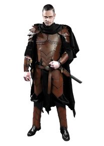 Set completo di armatura in pelle - Cavaliere del drago