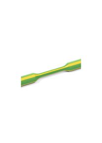 HellermannTyton HellermannTyton Standard Heat-Shrink Tubing, Green, Yellow 9.5 mm Sleeve Dia. x 50m Length 2:1 Ratio, TF21 Series - 309-50957