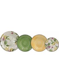 Tognana, Geschirrset, Porzellan Zagara Geschirr 18 Stück Hartporzellan Multicolour (18 Stück)