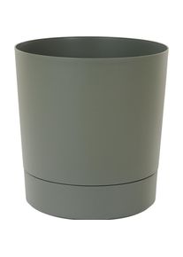 siena GARDEN, Blumentopf, Pflanzgefäss Tarifa Ø 32,5 cm salbei Kunststoff, Ø 32,5 x 28 cm