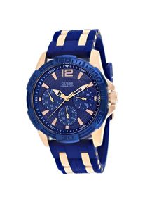 Guess, Armbanduhr, Uhren GENTS W0366G4, Blau