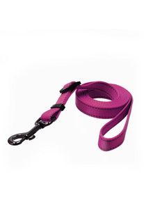 Dogman Iris Verstellbare Nylon Hundeleine Pink Klein 10mm 120-200cm