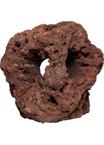 Eldorado Lava cave 3 holes S red (Dekoration, Höhle), Aquarium Dekoration