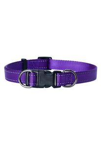 Dogman Nylon Hundehalsband Iris Lila Mittel 15mmx35-50cm