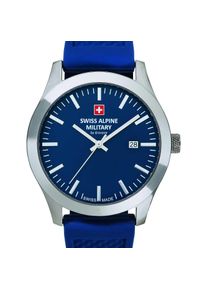 Swiss Alpine Military, Armbanduhr, 7055.1835, Blau, (Swiss Made, 43 mm)