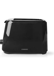 Melissa Toaster 2 Schlitze 700 W 6 Br&auml;unungsstufen Herausnehmbares Kr&uuml;melfach Abbruchfunkt, Toaster, Schwarz