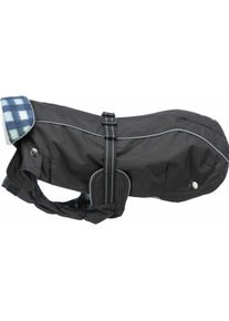 Trixie Rouen frakke, S: 38 cm, sort (S, Hundemantel), Hundebekleidung