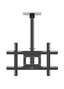 ONKRON Soporte TV Techo 32-80", , máx 68 kg, inclinación y rotación, VESA 100x100 a 600x400, N1L-B Negro