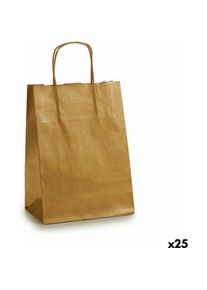 Pincello, Geschenkverpackung, Papiertaschen Gold 18 x 8 x 32 cm (25 Stück) (Geschenktüte, 25 x)