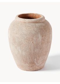 Large Floor Vase Leana with Sand Finish, H 50 cm Terracotta Earthenware Ø 41 x H 50 cm | Westwing Collection