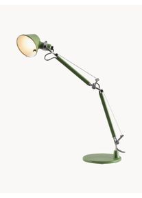 Artemide Adjustable Desk Lamp Tolomeo Micro Green Metal B 45 x H 37 - 73 cm