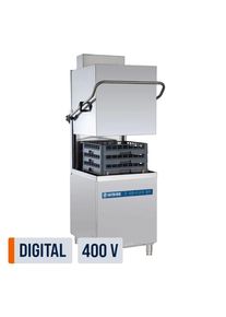 Lave-vaisselle &agrave; capot - casier de 50/50 cm - pompe de vidange - r&eacute;cup&eacute;ration de chaleur - 400 V - PROFI 54 SL | Professionnel | HoReCa | CHR