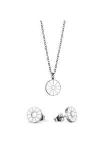 Bering, Schmuck Set, Arctic Symphony Ring, Silber, (Edelstahl, Emaille: Weiss, Silber-behandelt, Geschliffen)