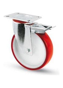 realspace Pro RS PRO, M&ouml;belrollen, Drehlager Lenkrolle, Rad &oslash; 150mm, 200kg, Ge