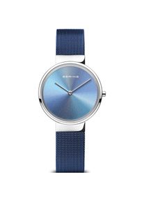 Bering, Armbanduhr, Anniversary, Blau, (Analoguhr, 39 mm)