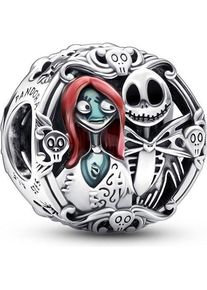 Pandora, Kettenanhänger, Disney Sally and Jack, (Silber 925, Emaille)