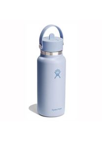 Hydro Flask Hydration Wide Flex Straw Cap Gourde 945 ml bleu