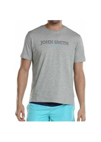 John Smith, Herren, Sportshirt, Herren Kurzarm-T-Shirt Efebo Grau (XL), Grau, XL