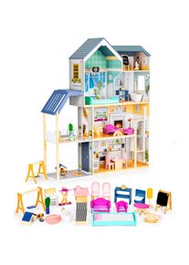 ecotoys TOY WDEN DOLL HOUSXXL MAYA 8101