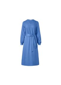 Tchibo - Midikleid mit G&uuml;rtel - Damen - Gr. 46 - blau