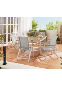 Tchibo - Flexibler Paravent &raquo;Tinus&laquo; mit Pflanzk&auml;sten - 150x30,5x167cm - schwarz - Holz / Stahl / Polypropylen