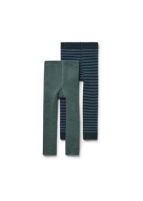 Tchibo - 2 Kinder-Thermoleggings - Jungen - Gr. 98/104 - dunkelblau/jacquard