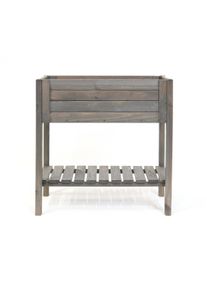 Tchibo - Hochbeet ca. 79 x 79 x 39 cm - 79x39x79cm - grau - Holz