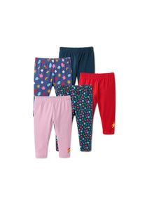 Tchibo - 5 Jersey-Leggings aus Bio-Baumwolle - M&auml;dchen - Gr. 98/104 - dunkelblau/print