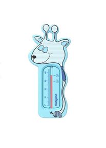 BABYONO Teplomer do vody - žirafa modr&aacute; s kravatou