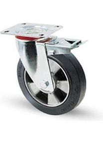 realspace Pro RS PRO, M&ouml;belrollen, Drehlager Lenkrolle, Rad &oslash; 100mm, 120kg, Ge