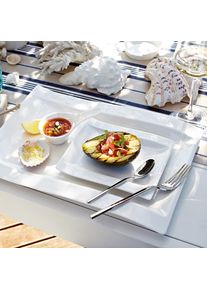 Villeroy & Boch Villeroy & Boch Suppenteller NewWave, Teller, Weiss
