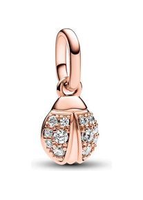 Pandora, Kettenanhänger, ME Glücks-Marienkäfer, (Metall, rosevergoldet)