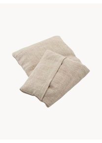 Meraki Cojín ocular de algodón Carola Beige L 23 x An 11 cm