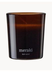 Meraki Velas perfumadas Meraki (Dark Wood), set de 2 Marrón Ø 6 x Al 7 cm